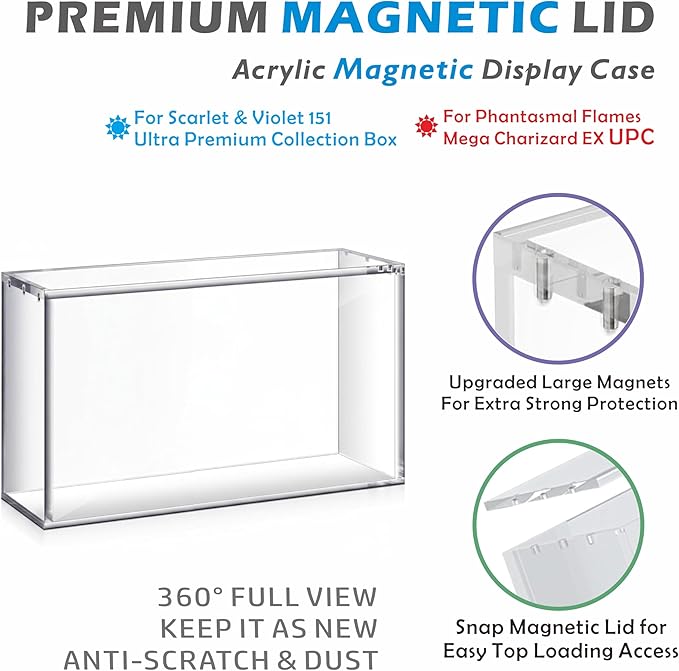 Pokemon Charizard Ultra Collection UPC Acrylic Protector Case