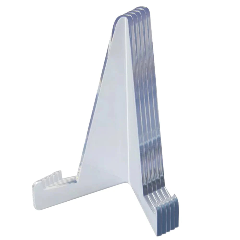 Golden Vault - Card Holder Stands - Clear (5 Pack)