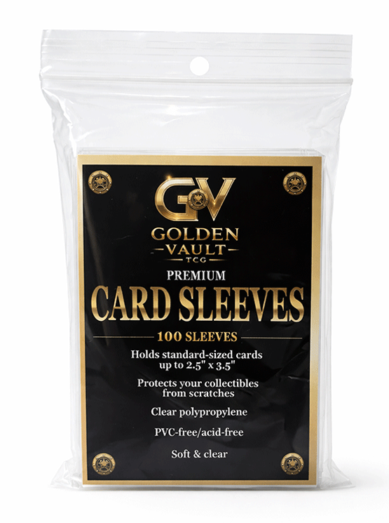 Golden Vault - Standard Soft Card Sleeves (100 Sleeves)