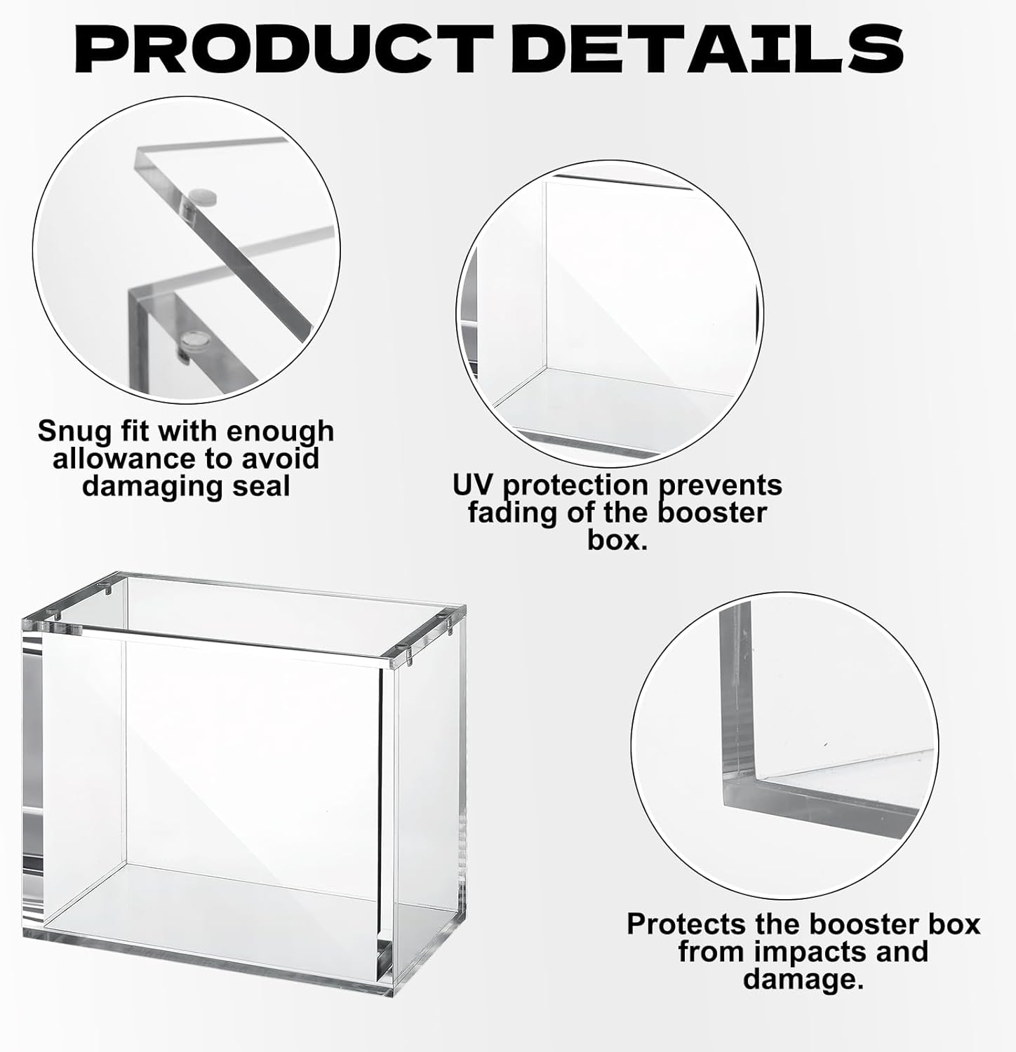 Pokemon TCG Booster Box Acrylic Protector Case (UV)