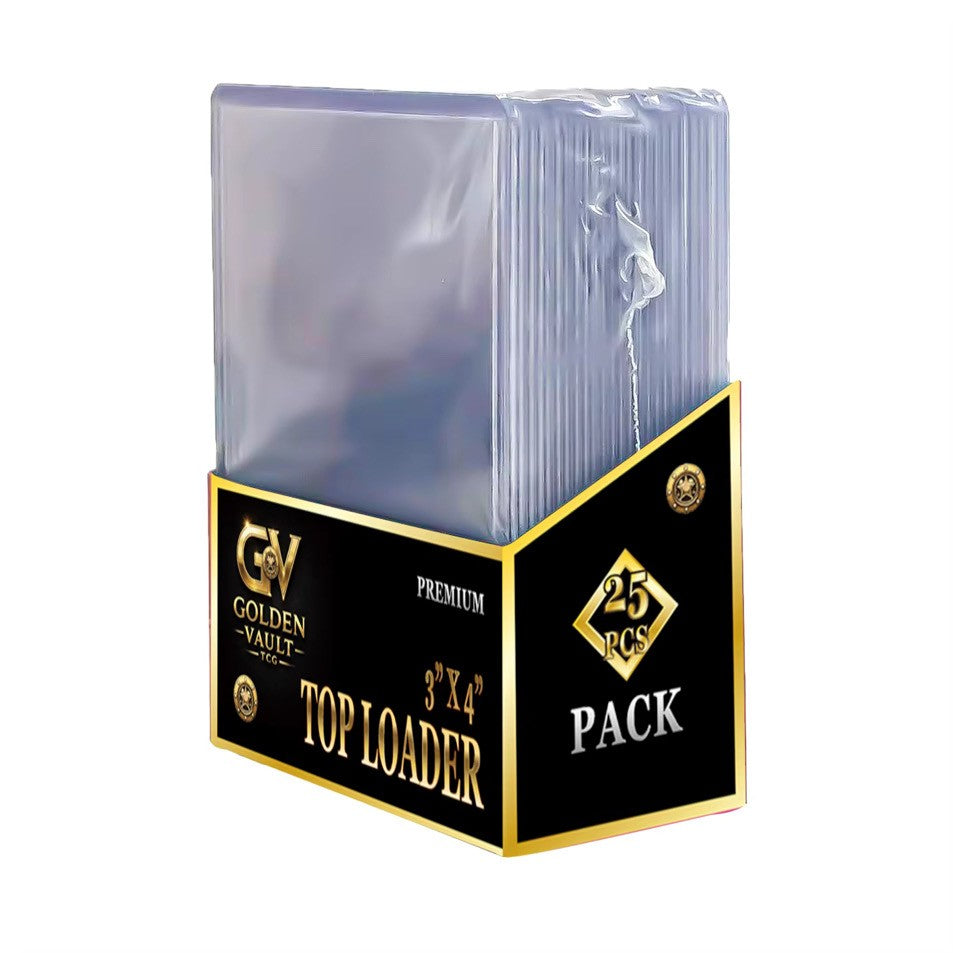 Golden Vault Regular Toploaders (25 Count)