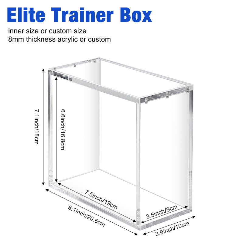 Pokemon TCG Elite Trainer Box ETB Acrylic Protector Case (UV)